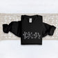 Flower Sweatshirt, Wildflowers Embroidered Crewneck Sweatshirt, Unisex Sweater, Birth Month Flowers Cottagecore Plants Jumper, Gift for Her