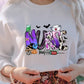 Halloween Nurse Sweatshirt, Retro Design Comfort Color Nurse Jumper, Spooky Season Vintage Sweater, Halloween Nurse Clothing