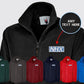 National Health Heros Embroidered Fleece Jacket, Custom Text Embroidered Full Zip Adult Jacket, Thank You Nurse Doctor Healthcare Staff Gift