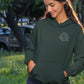 Monstera Plant Embroidered Hoodie, Botanical Monstera Plant Minimalist Sweatshirt, Plant Nature Line Art Hoody, Houseplant Gardening Gifts