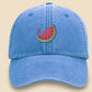 Palestine Watermalon Cap, Vintage Palestine Map Embroidered Hat, Palestine Baseball Cap,Islamic 5 Panel Hats, Adult Muslims Family Gift