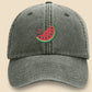 Palestine Watermalon Cap, Vintage Palestine Map Embroidered Hat, Palestine Baseball Cap,Islamic 5 Panel Hats, Adult Muslims Family Gift