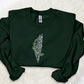 Palestine Map Crewneck Sweatshirt, Palestine Arabic Embroidery Sweater, Adult Unisex Jumper, Palestine Clothing, Embroidery Sweater