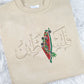 Palestine Arabic Calligraphy Name Sweatshirt, Embroidered Palestine Watermelon Map Design Sweaters, Unisex Comfy Jumper, Palestine Clothing