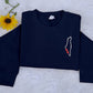 Palestine Map Outline Embroidery Sweaters, Palestine Crewneck Sweatshirt, Adults Sizes Unisex Jumpers, Palestine Clothing, Free Shipping UK