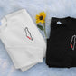 Palestine Map Outline Embroidery Sweaters, Palestine Crewneck Sweatshirt, Adults Sizes Unisex Jumpers, Palestine Clothing, Free Shipping UK