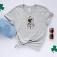 Personalised Embroidered Dad Photo Shirt, Dad Portrait from Photo with Initials Shirt, Comfort Colors Dad Shirt, Fathers Day Gifts from son