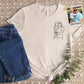 Custom Embroidered Sketch Photo Dad Tshirt, Personalised Outline Portrait from Picture Tee, Dad Birthday Shirt, Fathers Day Gift for Grandpa