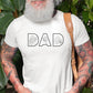 Personalised Dad Photos Shirt, Embroidered Dad Tshirt, Custom Sketches from Portraits Comfy Tee Top, Fathers Day Gifts, Dad Birthday Present