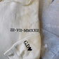 Embroidered Hoodie, Couple Matching Hoodie, One Year Anniversary Birthday Special Date Roman Numeral Hood, Personalised Wifey Sweatshirt