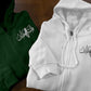 Embroider Palestinian keffiyeh Map Full Zip Hoody, Palestine Arabic Calligraphy Hoody, Palestine Embroidery Top, Monogrammed Zip Up Jumper