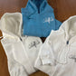 Embroider Palestinian keffiyeh Map Full Zip Hoody, Palestine Arabic Calligraphy Hoody, Palestine Embroidery Top, Monogrammed Zip Up Jumper