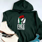 All Eyes On Rafah Embroidered Sweatshirt, Palestine Flag Map Sweater, Palestine Clothing, Prefect Embroidery, Adults Sizes