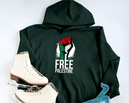 All Eyes On Rafah Embroidered Sweatshirt, Palestine Flag Map Sweater, Palestine Clothing, Prefect Embroidery, Adults Sizes