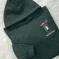 Palestine Arabic Hoody, Palestine Embroidered Monogrammed Flag Hoodies, Palestine Adult Sizes Comfy Color Hoody Outfits