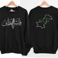 Palestine Sweatshirts, Palestine Map Printed Crewneck Jumper, Palestine Adults/Kids Sizes Sweaters, Palestine Clothing, Free Shipping in Uk