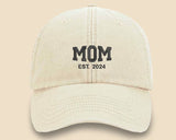 Personalised Embroidered Dad Vintage Caps, Custom Name Father's Day Hats, 100% Cotton Snapback Caps, Grandpa Gift, Special Gift for Grandpa