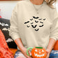 Vintage Bats Sweatshirt, Halloween Bats Printed Sweatshirt, Fall Family Matching Sweatshirt, Spooky Season Jumper, Halloween Party Clothing