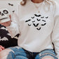 Vintage Bats Sweatshirt, Halloween Bats Printed Sweatshirt, Fall Family Matching Sweatshirt, Spooky Season Jumper, Halloween Party Clothing