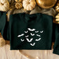 Vintage Bats Sweatshirt, Halloween Bats Printed Sweatshirt, Fall Family Matching Sweatshirt, Spooky Season Jumper, Halloween Party Clothing