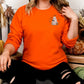 Embroidered Halloween Ghost Sweatshirt, Vintage Fall Ghost Pumpkin Sweater, Halloween Black Cat Jumper, Spooky Season Cat Lovers Clothing