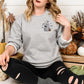 Embroidered Halloween Ghost Sweatshirt, Vintage Fall Ghost Pumpkin Sweater, Halloween Black Cat Jumper, Spooky Season Cat Lovers Clothing