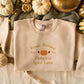 Pumpkin Spice Latte Sweatshirt, Halloween Pumpkin Embroidered Sweater, Vintage Autumn Fall Matching Jumper, Comfy Halloween Adults Outfits