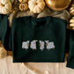 Halloween Ghost Cows Sweater, Vintage Halloween Embroidered Sweatshirt, Funny Fall Cows Jumper, Spooky Season Outfits, Halloween Party Gifts