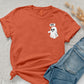 Halloween Crewneck T Shirt, Halloween Boo Ghost Shirts, Cute Ghost Monogrammed Printed Tees, Cute Ghost Halloween T-Shirt, Halloween Outfits
