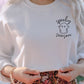 Halloween Sweatshirt, Spooky Season Embroidered Ghost Monogram Crewneck Jumper, Halloween Matching Vacation Aesthetic Unisex Sweater Gifts