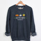 Vintage Autumn Harvest Sweatshirt, Embroidered Halloween Pumpkin Sweater, Fall Thanksgiving Jumper, Halloween Autumn Season Clothing Gifts