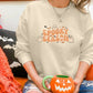Spooky Season Halloween Sweater, Halloween Ghosts Printed Sweatshirt, Family Matching Tops, Unisex Adults Jumper, Halloween Night Party Gift