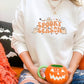 Spooky Season Halloween Sweater, Halloween Ghosts Printed Sweatshirt, Family Matching Tops, Unisex Adults Jumper, Halloween Night Party Gift