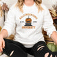 Halloween Town University Sweatshirt, Embroidered Halloween Pumpkin Jumper, Spooky Season Crewneck Sweater, Halloween Ghost Unisex Outfits