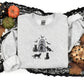 Halloween Black Cats Sweater, Embroidered Spooky Cats Fall Sweatshirt, Ghosts Holding Cats Women Sweatshirt, Cute Cat Halloween Gift Outfits