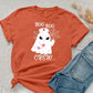 Boo Boo Crew Nurse Halloween T Shirt, Halloween Ghost Shirts, Funny Nurse Ghost Printed Tee Tops, Ghost Halloween T-Shirt, Halloween Outfits