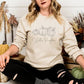 Hello Pumpkin Halloween Sweater, Embroidered Outline Pumpkins Sweatshirt, Autumn Jumper, Gender Neutral Sweater, Vintage Spooky Season Tops