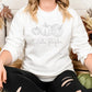 Hello Pumpkin Halloween Sweater, Embroidered Outline Pumpkins Sweatshirt, Autumn Jumper, Gender Neutral Sweater, Vintage Spooky Season Tops