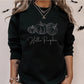 Hello Pumpkin Halloween Sweater, Embroidered Outline Pumpkins Sweatshirt, Autumn Jumper, Gender Neutral Sweater, Vintage Spooky Season Tops