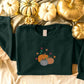 Embroidered Pumpkin Fall Sweaters, Halloween Pumpkins Sweatshirt, Autumn Spooky Season Jumpers, Unisex Family Matching Tops, Halloween Gifts