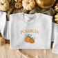 Embroidered Pumpkin Sweatshirt, Halloween Pumpkin Crewneck Sweater, Eco Pumpkin Jumper, Autumn Fall Spooky Season Jumpers, Halloween Outfits