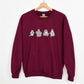 Embroidered Ghost Halloween Sweater, Cute Ghosts Spooky Season Sweatshirts, Halloween Jumper, Family Matching Halloween Gifts, Fall Jumpers