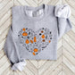 Vintage Fall Pumpkins Sweatshirt, Autumn Leaves Heart Printed Sweater, Halloween Spooky Season Jumper, Thanksgiving Matching Clothing Gifts
