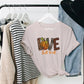Love Fall Y'All Printed Shirt, Vintage Halloween Pumpkin Tee Shirt, Thanksgiving Peace Love Shirt, Fall Vibes Top, Halloween Clothing Gift