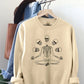 Halloween Skull Skeleton Sweatshirt, Goth Halloween Printed Sweatshirt, Vintage Fall Crewneck Jumper, Spooky Season Sweater, Halloween Gift