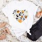Vintage Halloween Printed T-Shirt, Halloween All Things Shirt, Cute Fall Pumpkin Shirt, Funny Halloween Ghost Tees, Halloween Party Clothing
