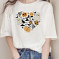 Vintage Halloween Printed T-Shirt, Halloween All Things Shirt, Cute Fall Pumpkin Shirt, Funny Halloween Ghost Tees, Halloween Party Clothing
