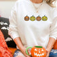 Halloween Jumper, Embroidered Pumpkin Face Halloween Sweatshirt, Autumn Fall Season Vintage Sweater, Comfy Unisex Outfit