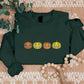 Halloween Jumper, Embroidered Pumpkin Face Halloween Sweatshirt, Autumn Fall Season Vintage Sweater, Comfy Unisex Outfit