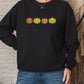 Halloween Jumper, Embroidered Pumpkin Face Halloween Sweatshirt, Autumn Fall Season Vintage Sweater, Comfy Unisex Outfit